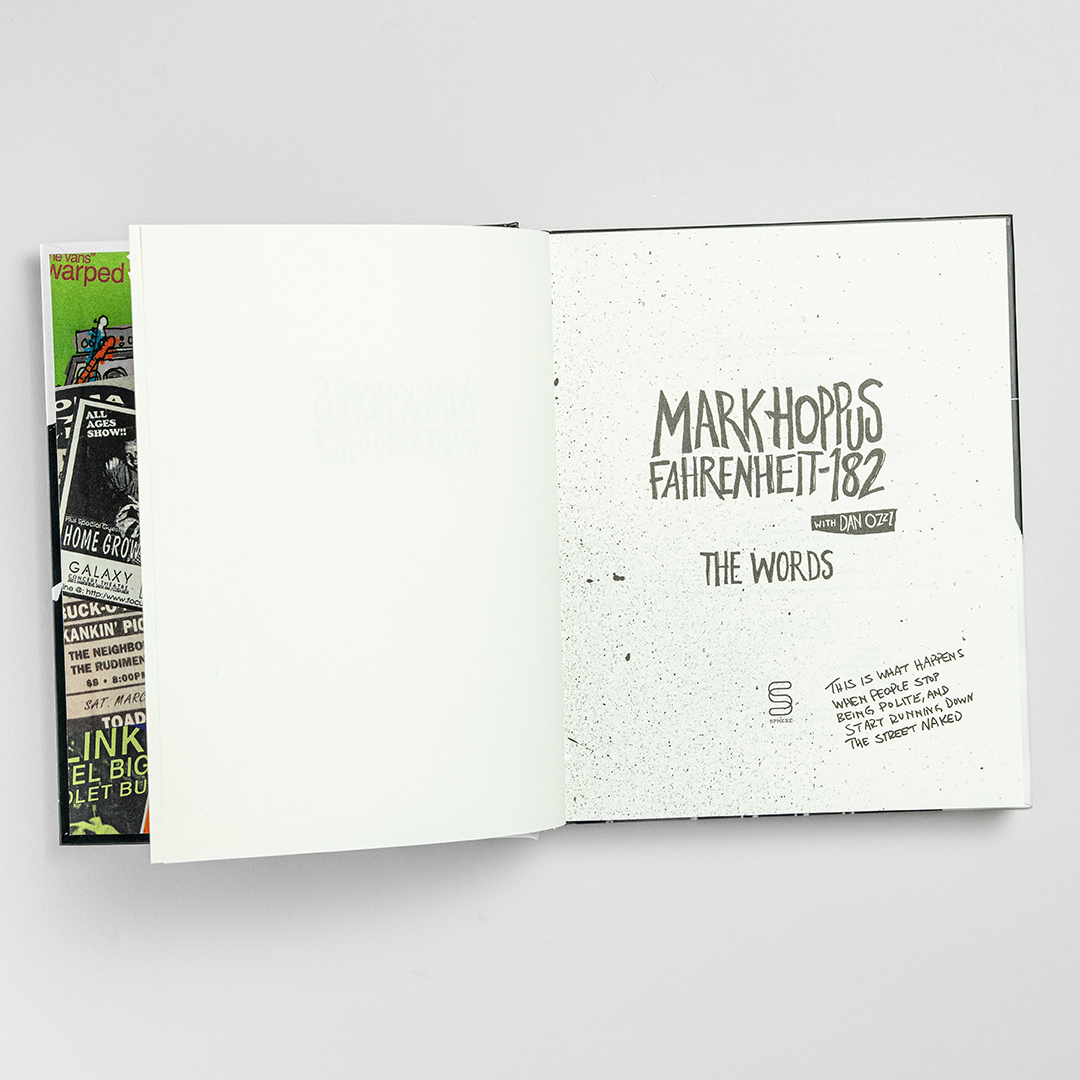 The title page of the book.